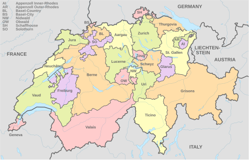 Swiss cantons
